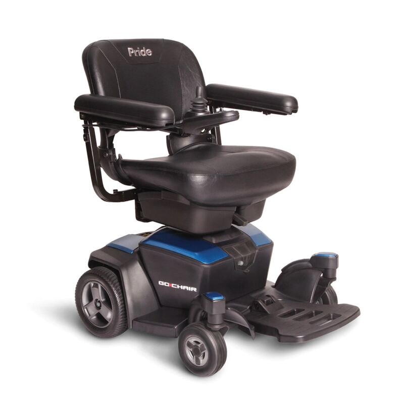 Compact power chair rental, dissembles & fits in car trunk